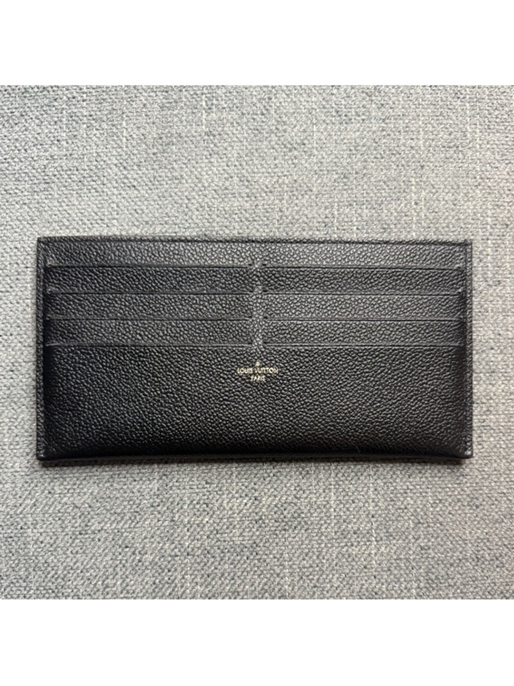 Louis Vuitton Felicie empreinte leather card holder